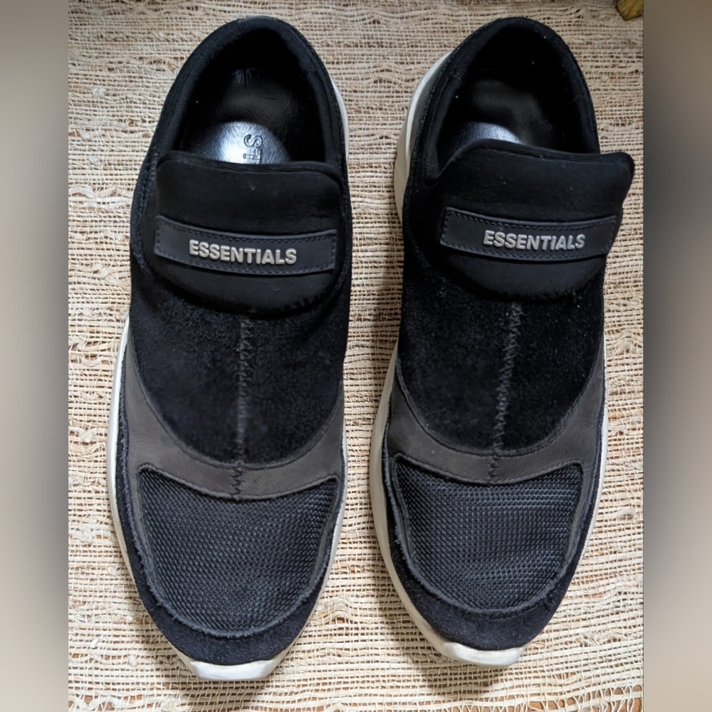 Fear Of God ESSENTIALS black slip on shoes size 35